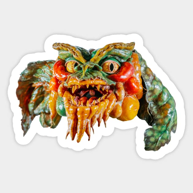 Vegetable Gremlin Screen Used Movie Prop Sticker by Gremlins Museum